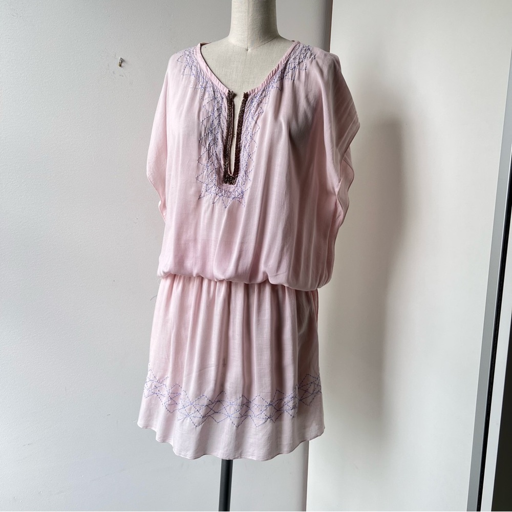 Ibiza-Bagus light pink mini dress coverup M/L